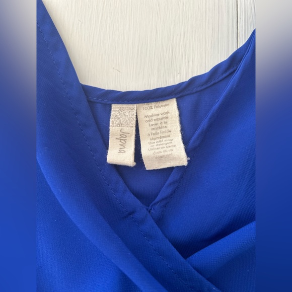 Bright Blue Japna Tank, Size M - Picture 5 of 6